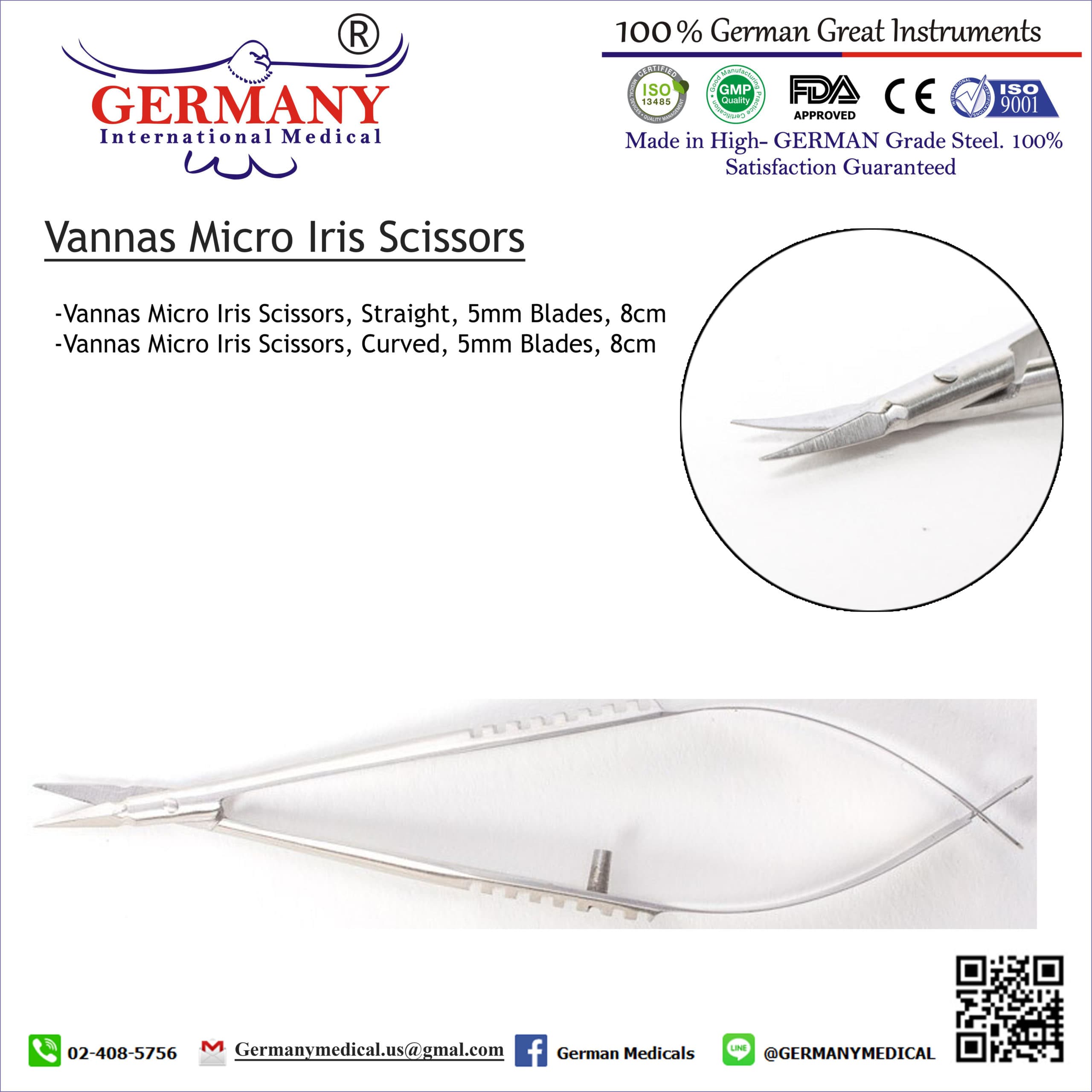 VANNAS Micro Scissors