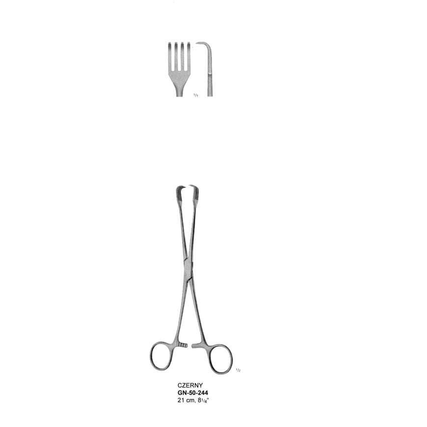 CZERNY Uterine Tenaculum Forceps