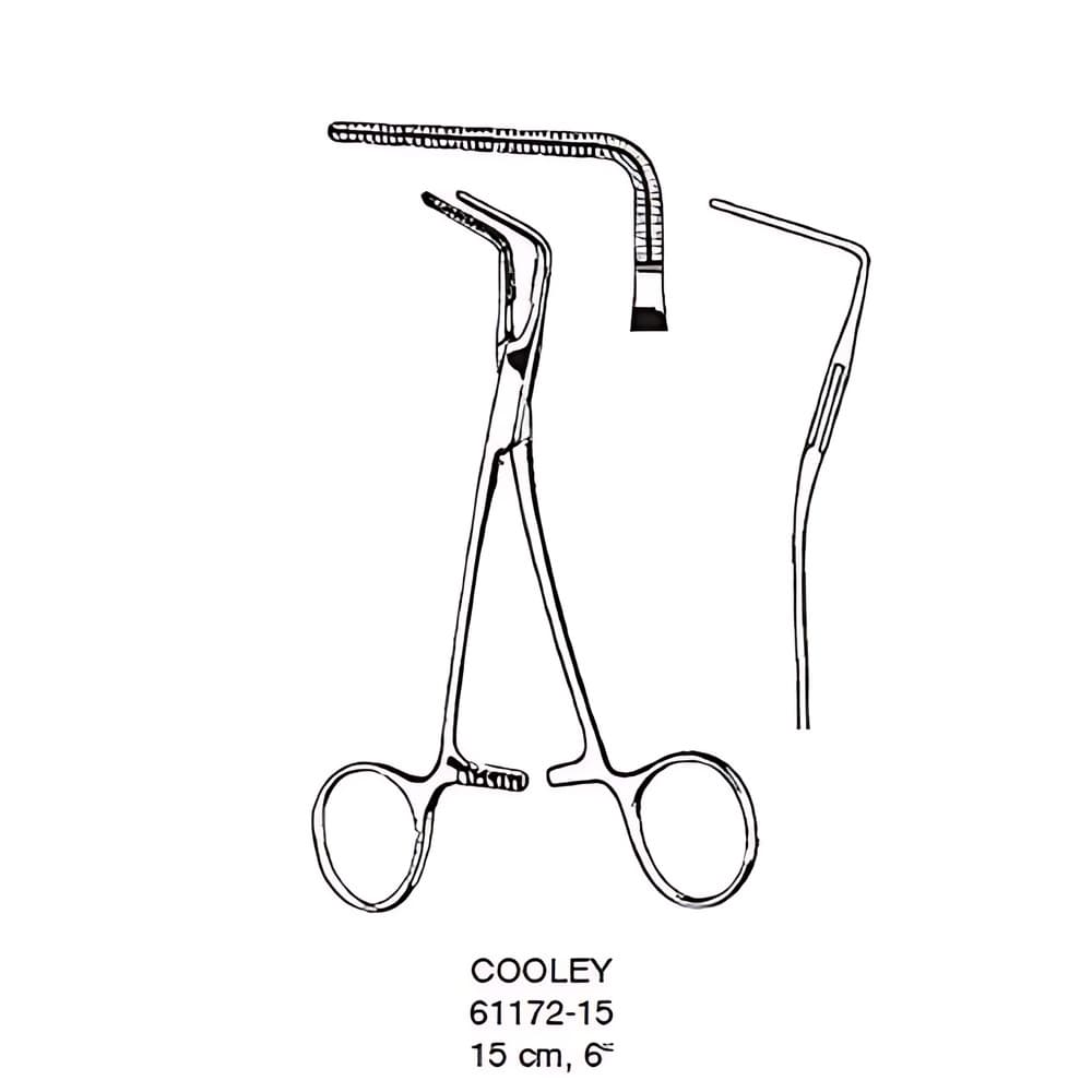 COOLEY Multi purpose vascular clamps