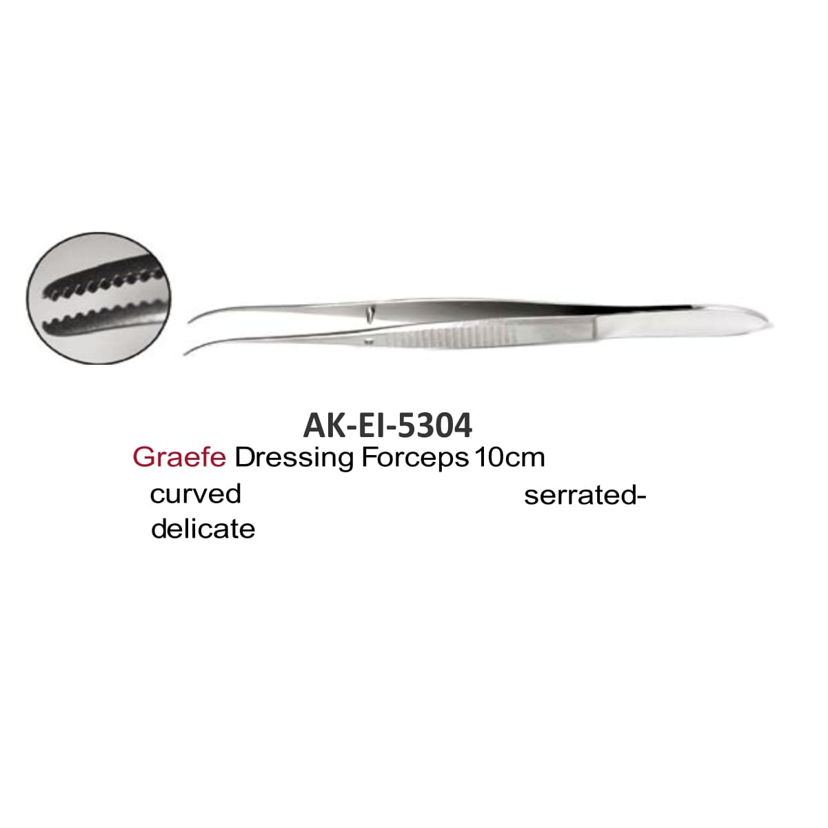 GRAEFE Eye Dressing Forceps